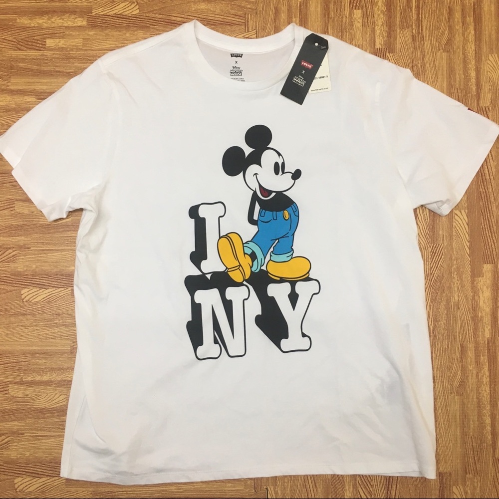 Levi’s Mickey Mouse I love NY tee Mens N5
